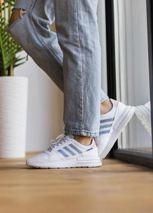 Кросівки adidas zx 500 rm white кроссовки7 фото