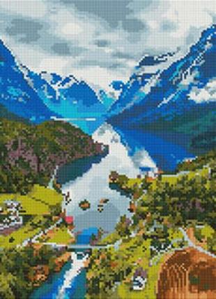 Алмазна мозаїка гірський пейзаж