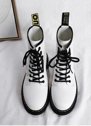 Білі трендові черевики2 фото