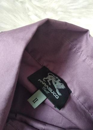 Боди рубашка parasuco женская фиолетовая3 фото