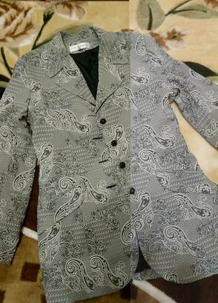 Роскошный шелковый винтажный жакет пиджак блейзер  jfw evening wear 10р2 фото