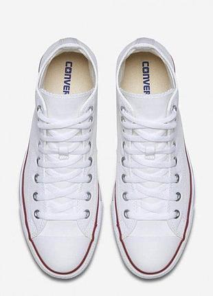 Белые кеды converse all star