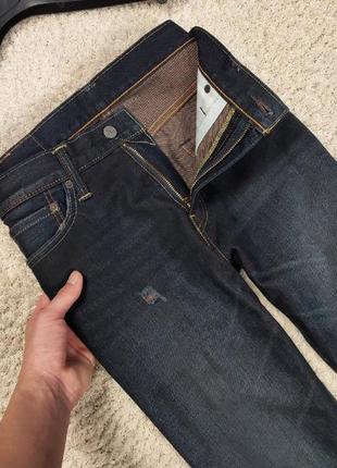 Шикарные джинсы levis 504 с фабричным градиентом и потертостями оригинал hugo boss armani4 фото