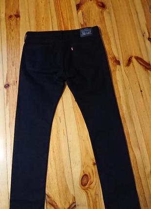 Брендові фірмові джинси levi's 510,оригінал,нові, розмір 36/34.3 фото
