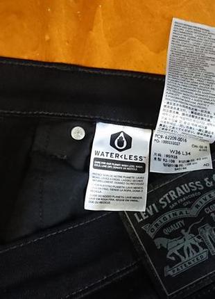 Брендові фірмові джинси levi's 510,оригінал,нові, розмір 36/34.10 фото