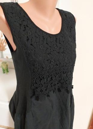 Шикарное черное платье италия