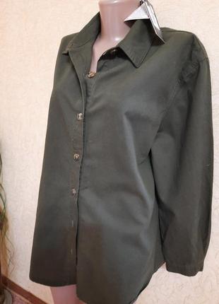 Новая хлопковая куртка рубашка милитари коттон2 фото