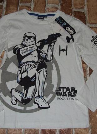 Новий бавовняний реглан для хлопчика 7 - 8 років star wars