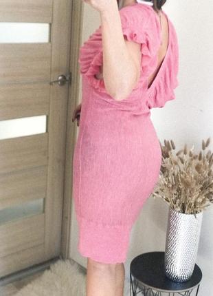 Шикарне плаття в'язане з вирізом міді miss selfridge