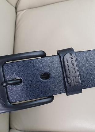 Чоловічий шкіряний ремінь calvin klein в оригінальній упаковці