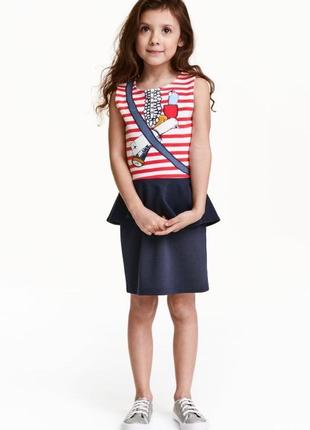 Прикольное платьице с оборкой h&m