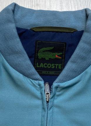 Куртка ветровка бомбер реглан lacoste3 фото