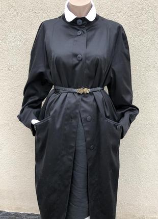 Винтаж,чёрный тренч,плащ,пальто,nino,швейцария