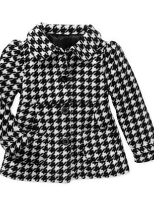 Пальто в чорно-білий візерунок healthtex
