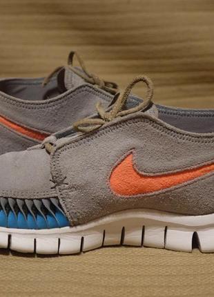 Легенькие комбинированные кроссовки nike free forward moc 2 38 р. ( 24 см.)7 фото