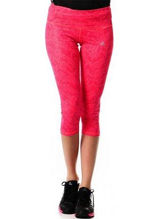 Жіночі легінси лосини тайтсы adidas tf perfect 3/4