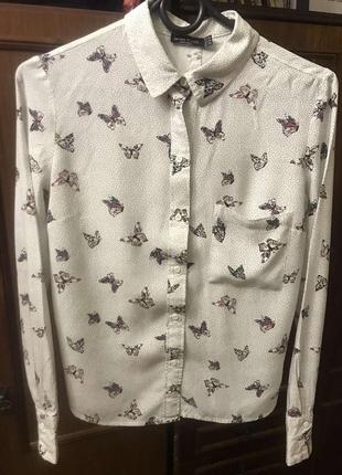 Рубашка, блуза bershka, р.xs