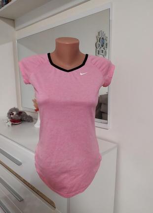 Хлопковая футболка nike dri fit l