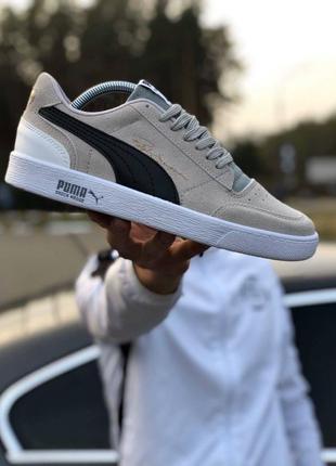 Мужские спортивные кроссовки кеды puma замшевые демисезонные легкие пума найк адидас