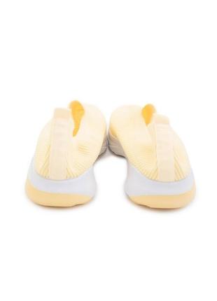 Стильні жовті кросівки з текстилю сітка літні дихаючі мокасини5 фото