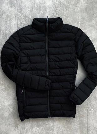 Стильная мужская весенняя куртка ветровка черная осенняя1 фото