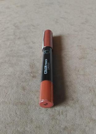 Нюдовая матовая помада-карандаш lcf  тон № 2 обмен3 фото