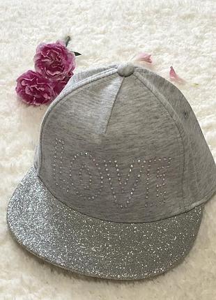 Кепочка бейсболка 🧢 от h&m{original}с прямым козырьком.новые!!!