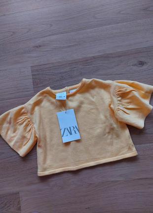 Блуза для девочки     zara  9-12м   весна-лето