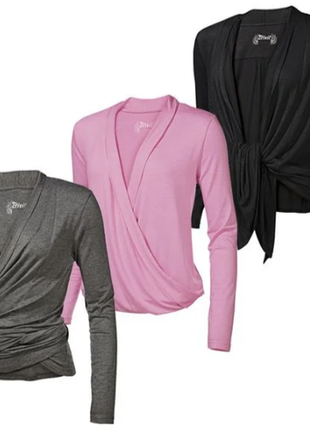 Блуза, кофта, для фитнеса, йоги, женская, crivit, ru42/eur36/s1 фото