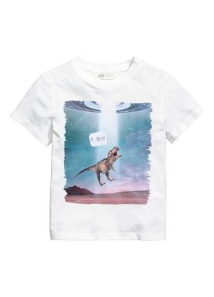 Класна футболочка з динозавриком h&m2 фото