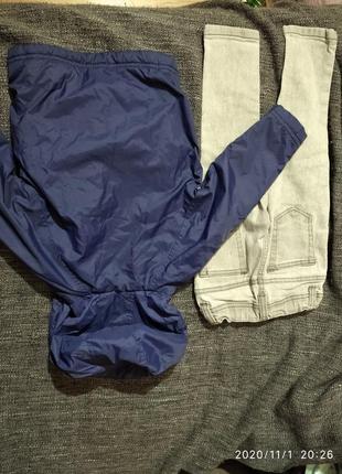 Деми курточка + джинсы р92, 1-2 года4 фото