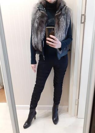 Жилетка чернобурка р. м