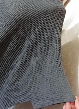 Италия фактурная шикарная туника прямоугольник кафтан платье тауп бохо шик6 фото