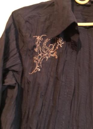 Рубашка с вышивкой нарядная