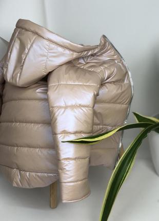 Демісезонна куртка на флісі закриває спинку гарно якісна тканина4 фото
