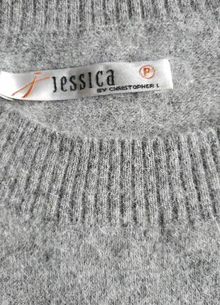 Брендовый ангоровыз свитер-платье jessica by christopher lai 5