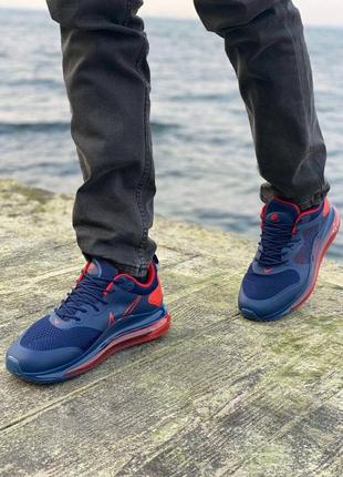 Nike air max 720 red/blue🆕 шикарные кроссовки найк🆕 купить наложенный платёж