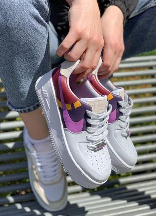 Nike air force 1 sage low lx dark orchid3 фото