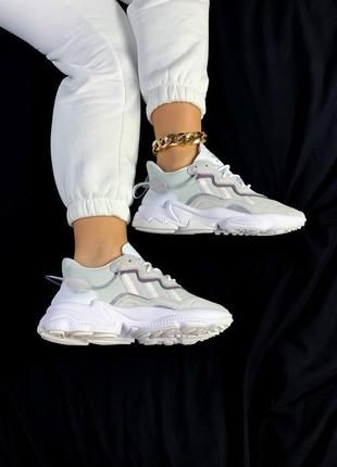 Adidas ozweego white/purple🆕 шикарные кроссовки адидас🆕 купить наложенный платёж5 фото