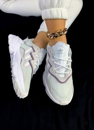 Adidas ozweego white/purple🆕 шикарные кроссовки адидас🆕 купить наложенный платёж9 фото