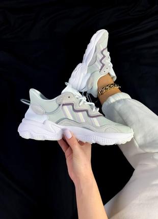 Adidas ozweego white/purple🆕 шикарные кроссовки адидас🆕 купить наложенный платёж2 фото