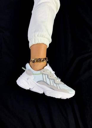 Adidas ozweego white/beige🆕 шикарные кроссовки адидас🆕 купить наложенный платёж9 фото