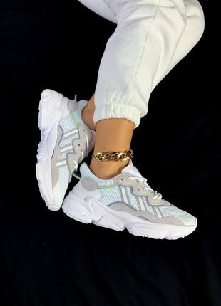 Adidas ozweego white/beige🆕 шикарные кроссовки адидас🆕 купить наложенный платёж7 фото