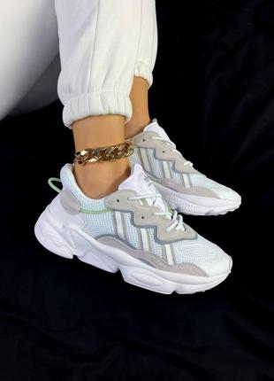 Adidas ozweego white/beige🆕 шикарные кроссовки адидас🆕 купить наложенный платёж10 фото