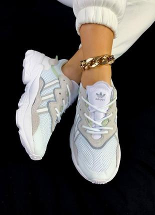 Adidas ozweego white/beige🆕 шикарные кроссовки адидас🆕 купить наложенный платёж5 фото