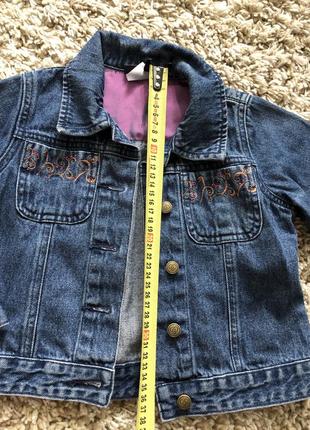 Модная джинсовая курточка  на 110-116 рост3 фото