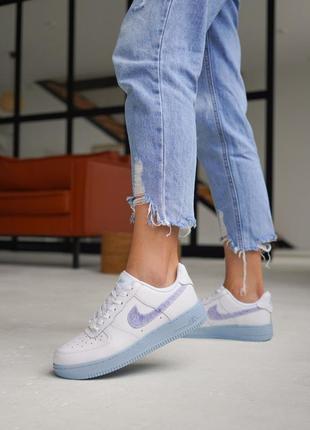 Nike air force 1 white blue