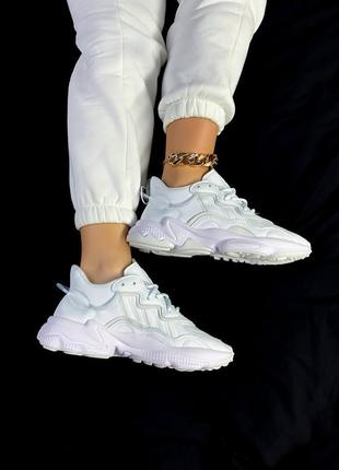 Жіночі кросівки adidas ozweego white1 фото