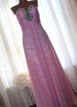 Платье нарядное в пол сукня довга3 фото