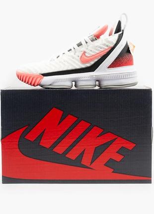 Nike lebron 16 "white pinck" 🆕 шикарные кроссовки найк🆕 купить наложенный платёж2 фото